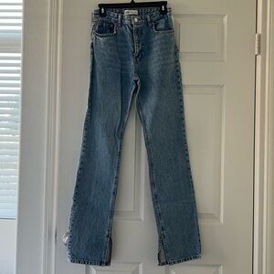 Zara Light Blue Denim Pants